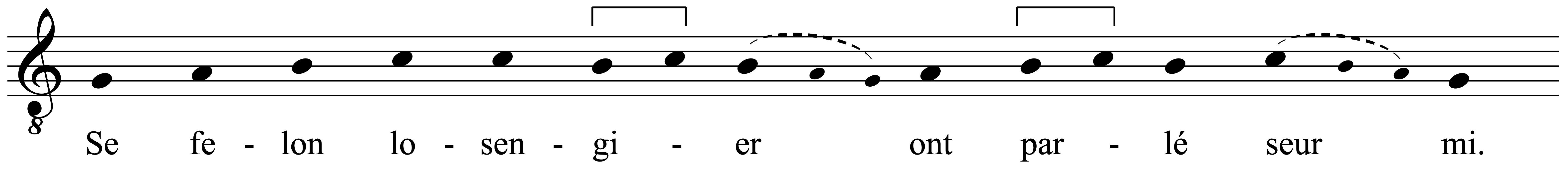 Work musical notation